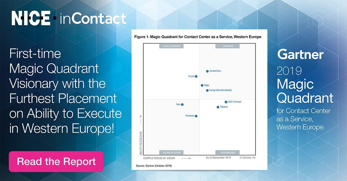 2019 Gartner Magic Quadrant Western Europe