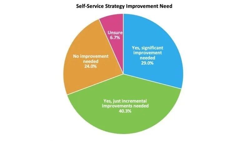 self-service-strategy-pie-chart