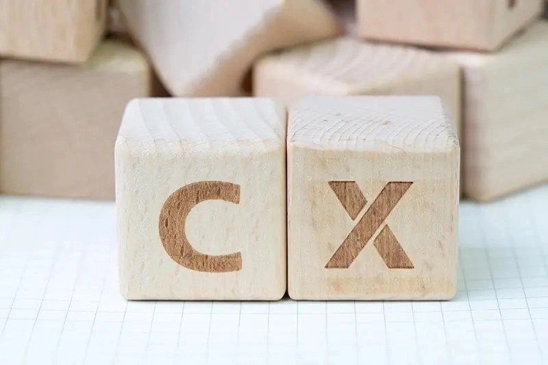 customer experience wooden cube