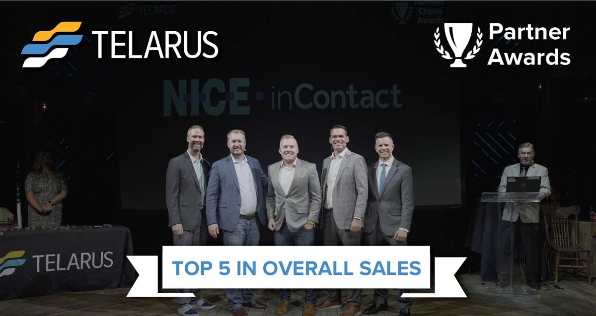 NICE inContact Top 5 in overall Sales-Telarus