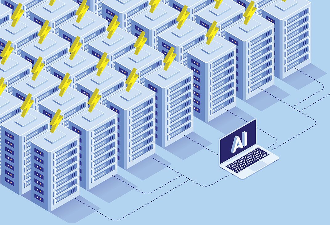 Ai electric energy and power consumption use