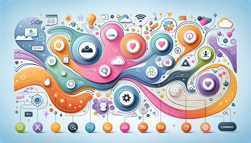 A visual representation of the benefits of seamless omnichannel communication, highlighting enhanced customer experience and engagement.