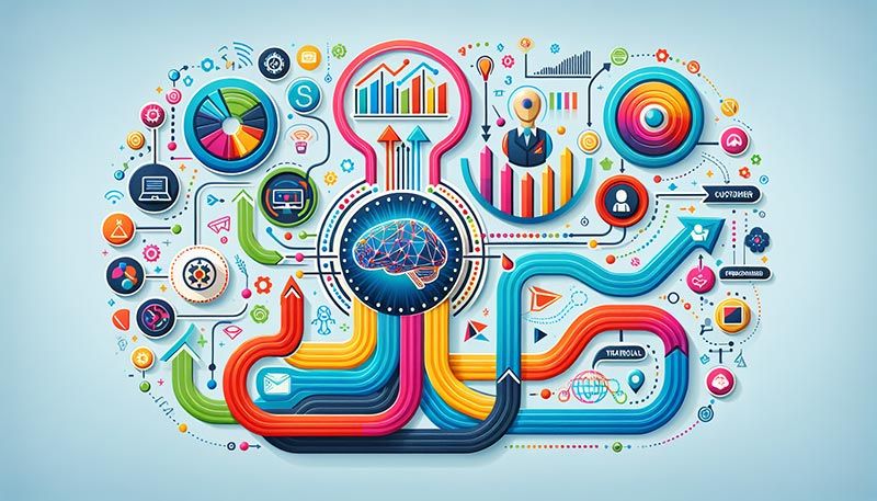 A visual representation of understanding AI driven personalization.