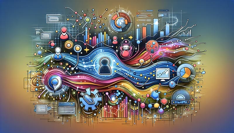 An illustration highlighting key techniques for AI-powered personalization.