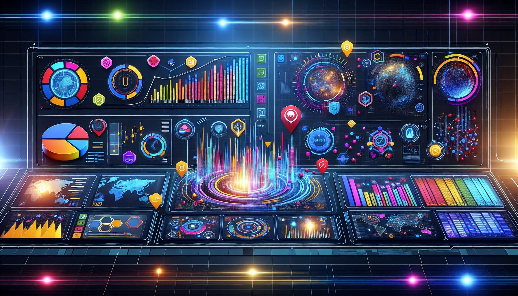 An illustration of essential features of real-time analytics tools.